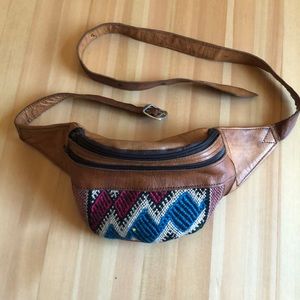 REAL leather fanny pack